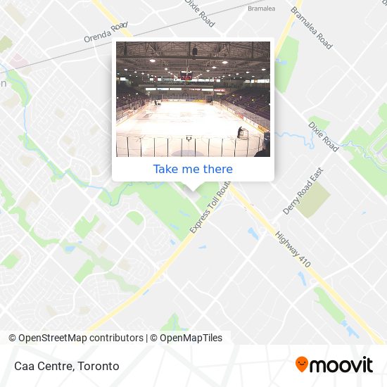 Caa Centre map