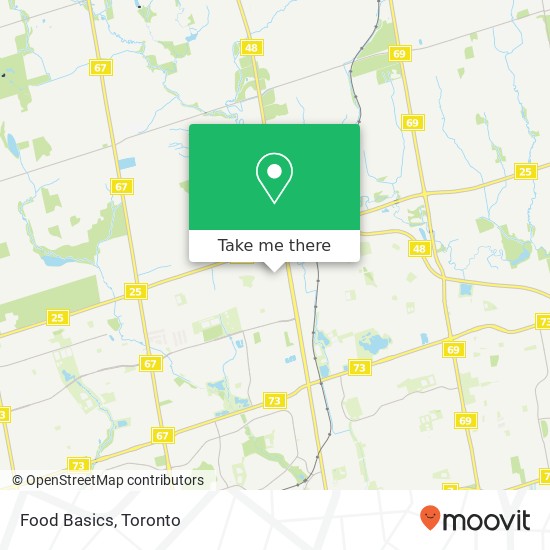 Food Basics map