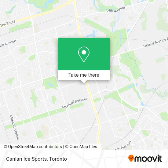 Canlan Ice Sports map