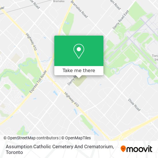 Assumption Catholic Cemetery And Crematorium map