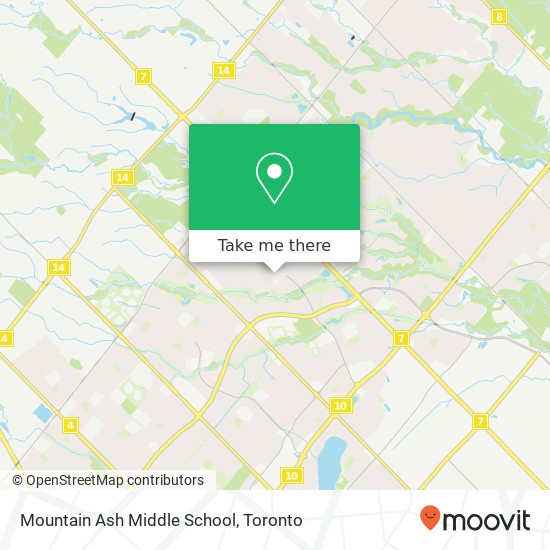 Mountain Ash Middle School map