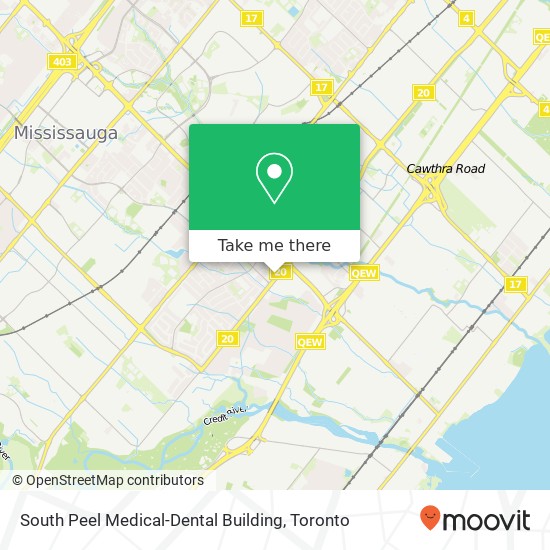 South Peel Medical-Dental Building map