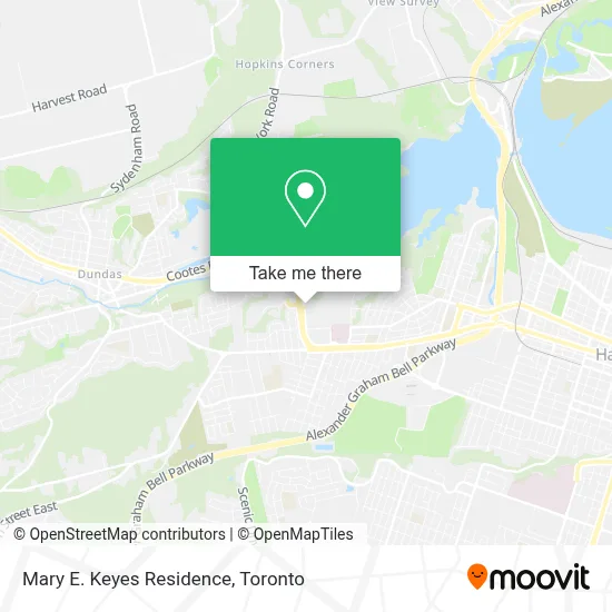 Mary E. Keyes Residence map