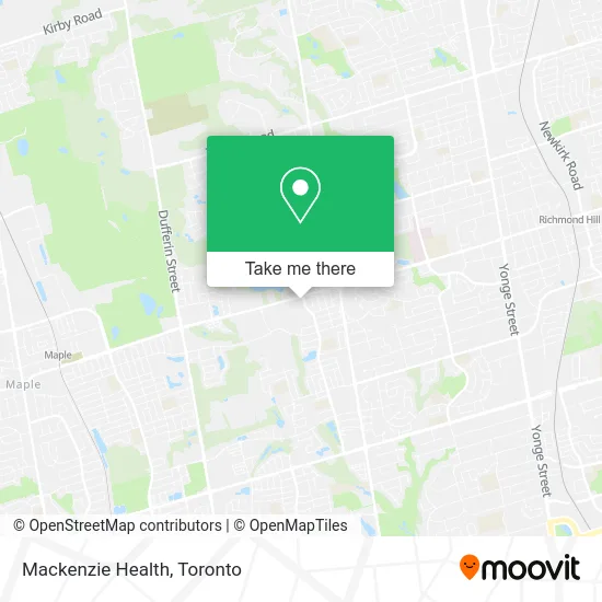 Mackenzie Health map
