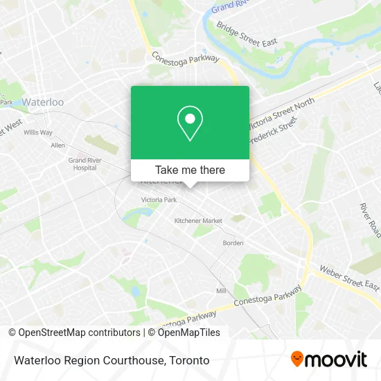 Waterloo Region Courthouse plan