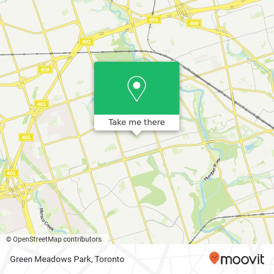 Green Meadows Park map