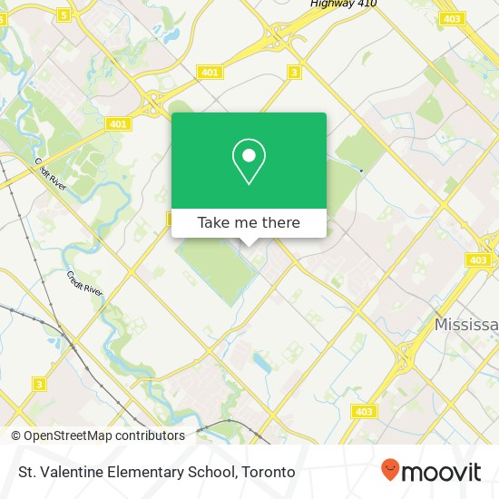 St. Valentine Elementary School map