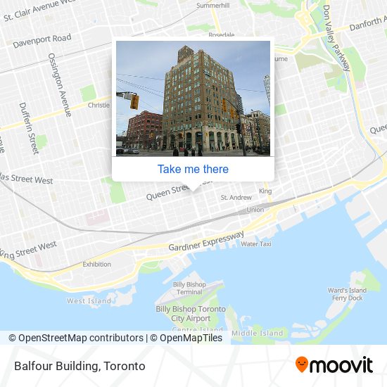 Balfour Building map