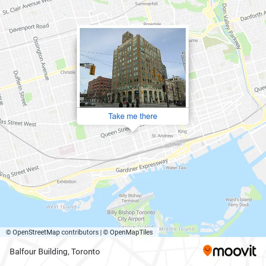 Balfour Building map