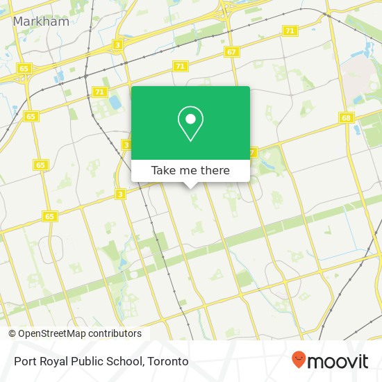 Port Royal Public School map