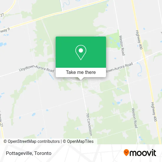 Pottageville map