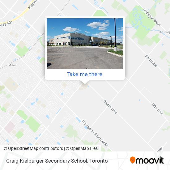 Craig Kielburger Secondary School map