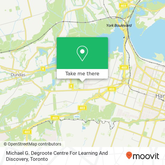 Michael G. Degroote Centre For Learning And Discovery map