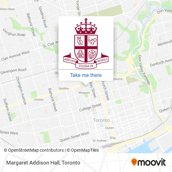 Margaret Addison Hall map