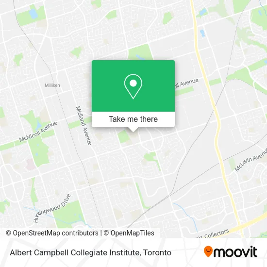 Albert Campbell Collegiate Institute map