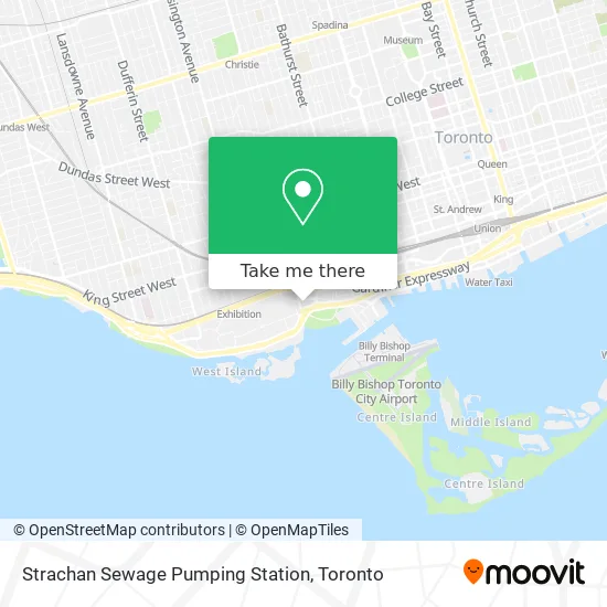 Strachan Sewage Pumping Station map