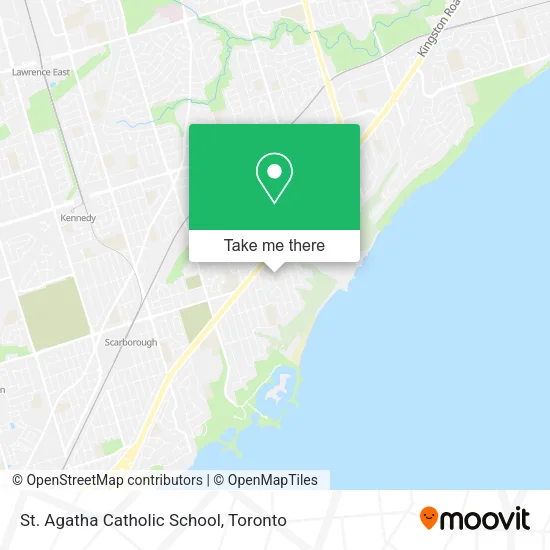 St. Agatha Catholic School map