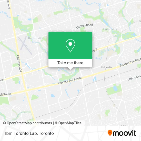 Ibm Toronto Lab map