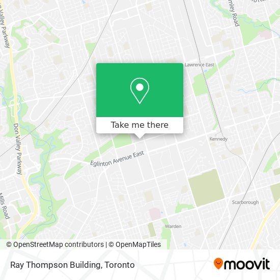 Ray Thompson Building map