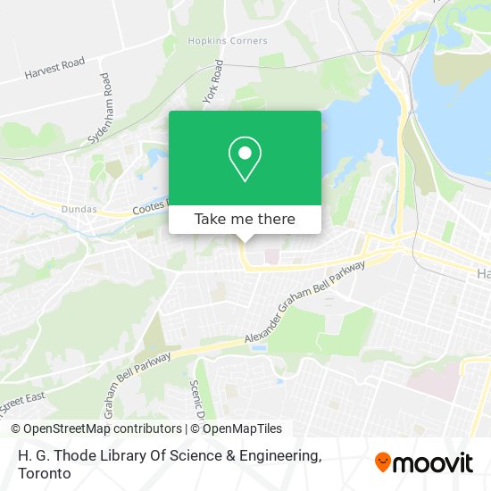 H. G. Thode Library Of Science & Engineering map