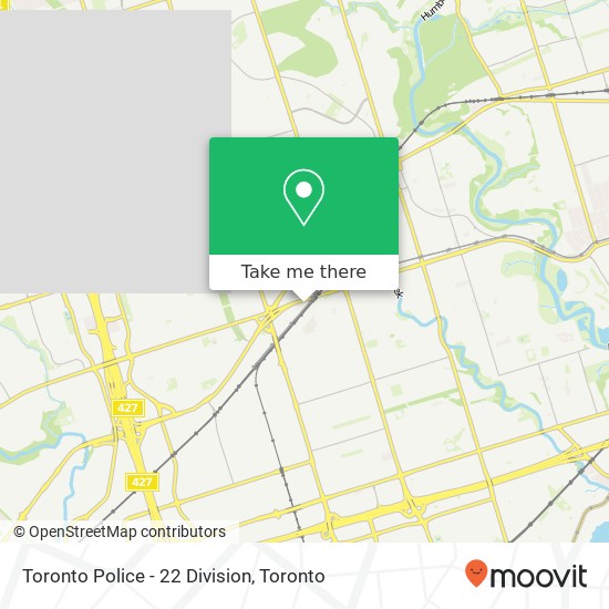 Toronto Police - 22 Division map