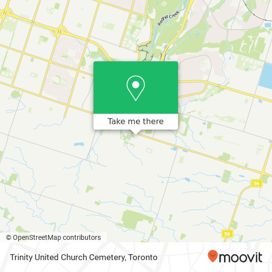 Trinity United Church Cemetery map