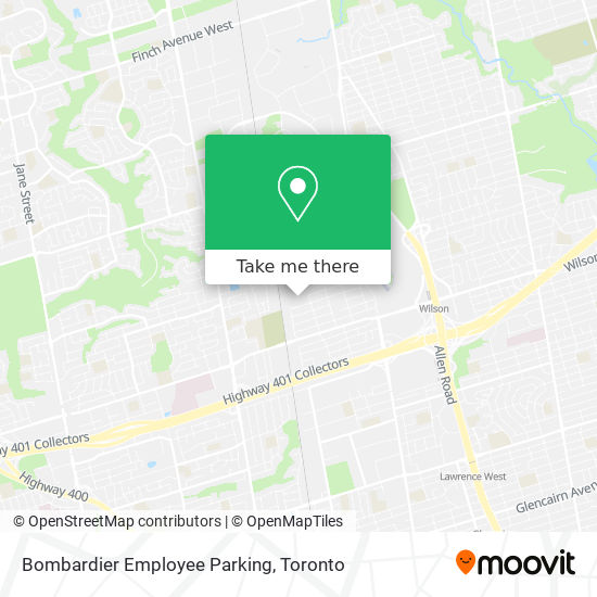 Bombardier Employee Parking plan