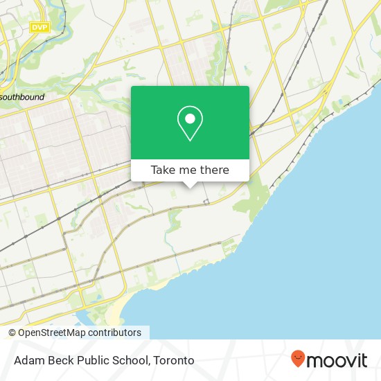 Adam Beck Public School map