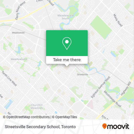 Streetsville Secondary School map