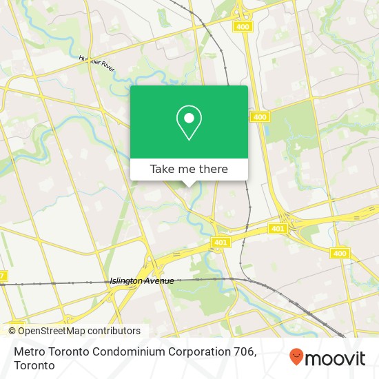 Metro Toronto Condominium Corporation 706 map