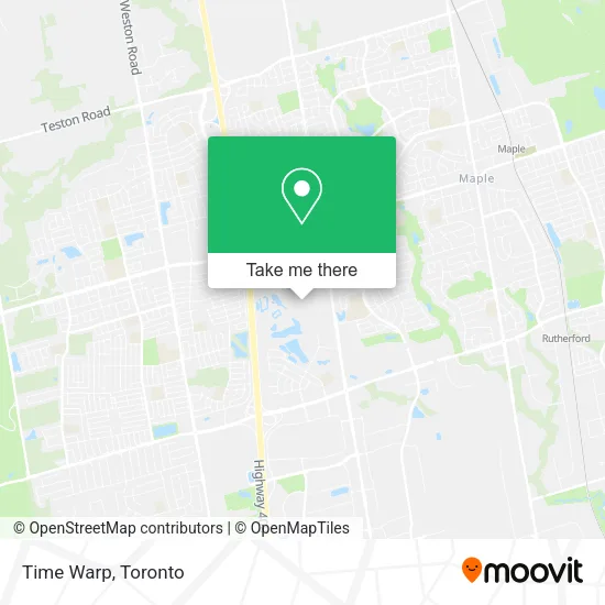 Time Warp map