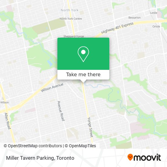 Miller Tavern Parking map