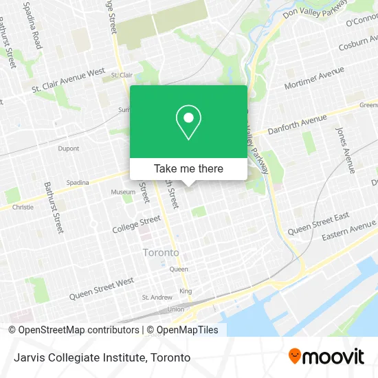 Jarvis Collegiate Institute map