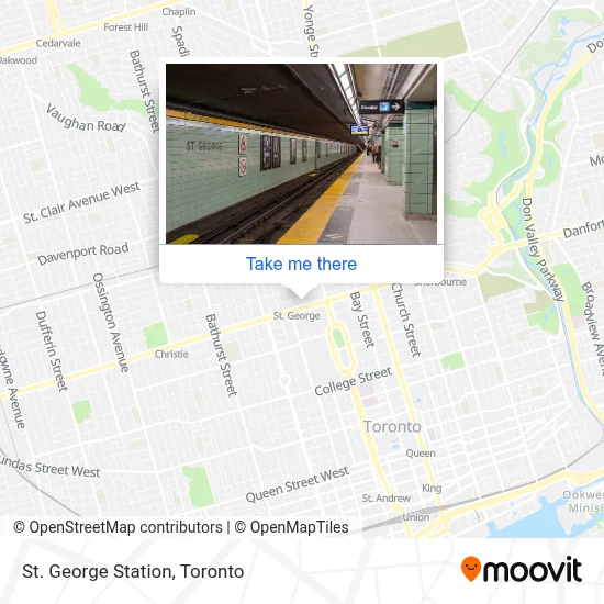 St. George Station map