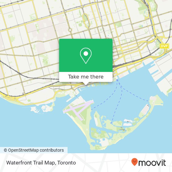 Waterfront Trail Map plan