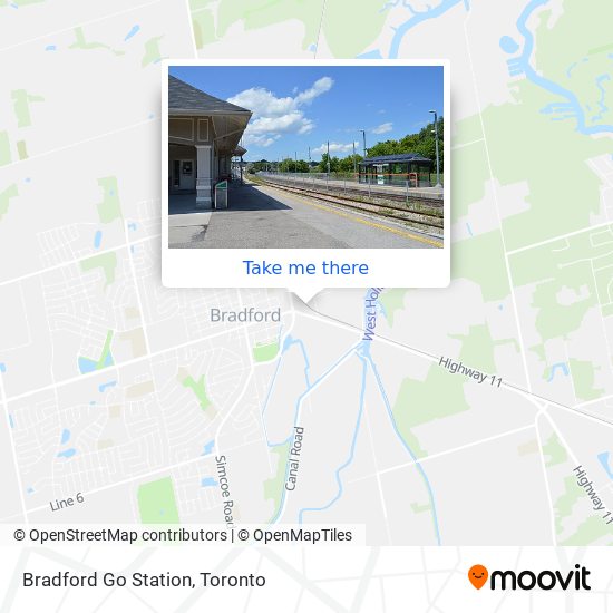 Bradford Go Station map