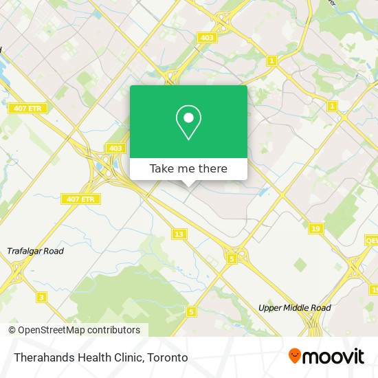 Therahands Health Clinic map