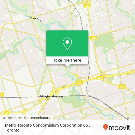Metro Toronto Condominium Corporation 655 map