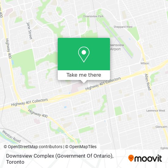 Downsview Complex (Government Of Ontario) plan