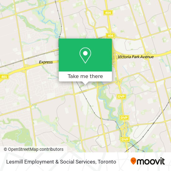 Lesmill Employment & Social Services map