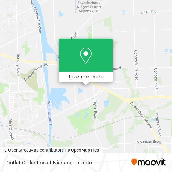 Outlet Collection at Niagara map