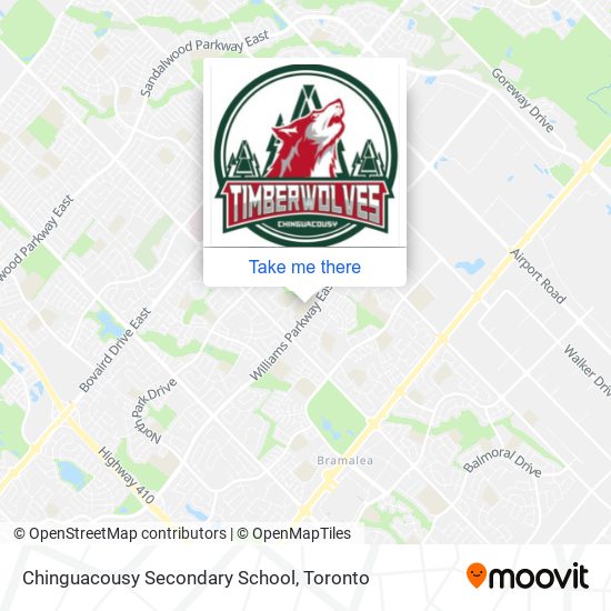 Chinguacousy Secondary School map