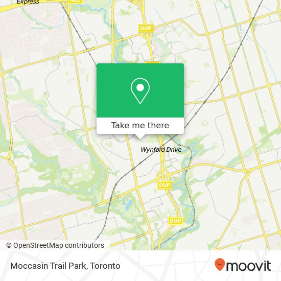 Moccasin Trail Park map