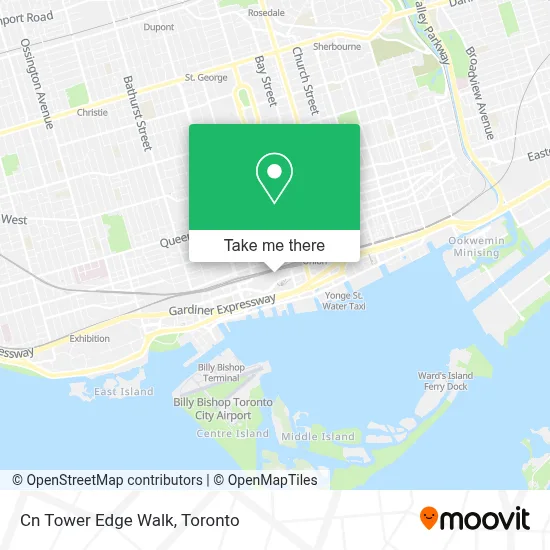 Cn Tower Edge Walk map