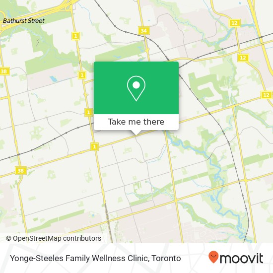 Yonge-Steeles Family Wellness Clinic plan