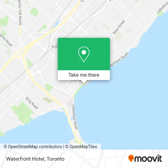 Waterfront Hotel map