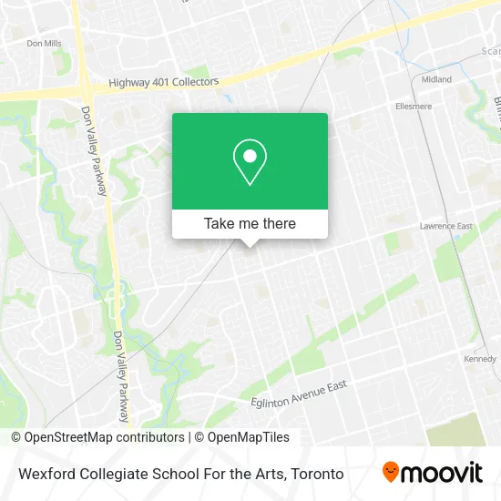 Wexford Collegiate School For the Arts map