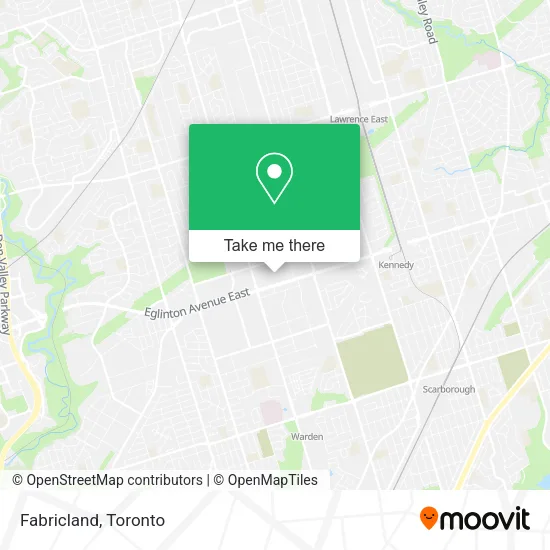 Fabricland map