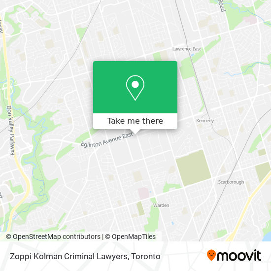Zoppi Kolman Criminal Lawyers map