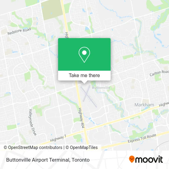 Buttonville Airport Terminal map